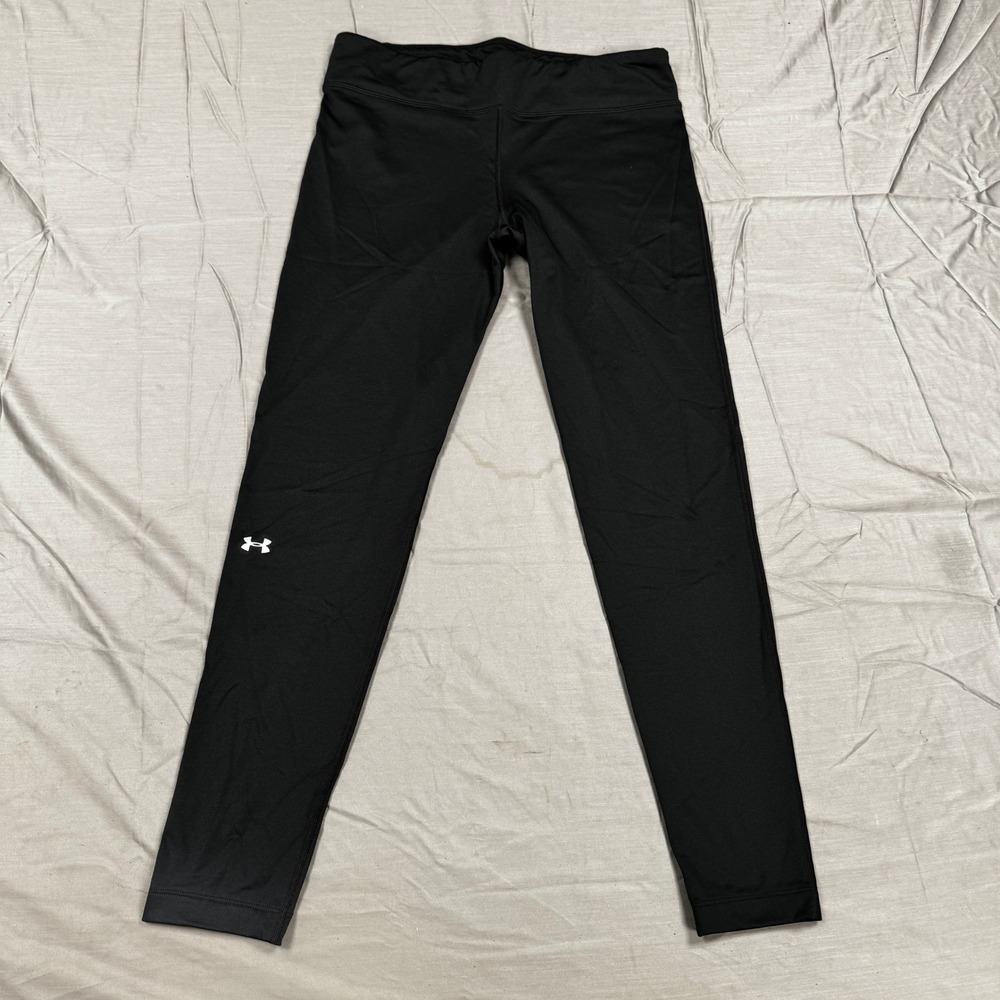 Under Armour HeatGear Black Athletic Leggings Womens Medium Compression Pants
